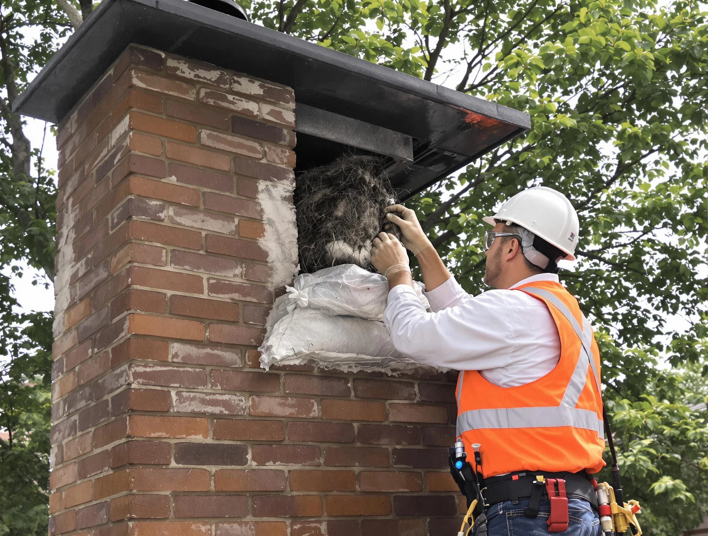 Humane removal of debris and animals by Glendale Chimney Sweep in Glendale, CO