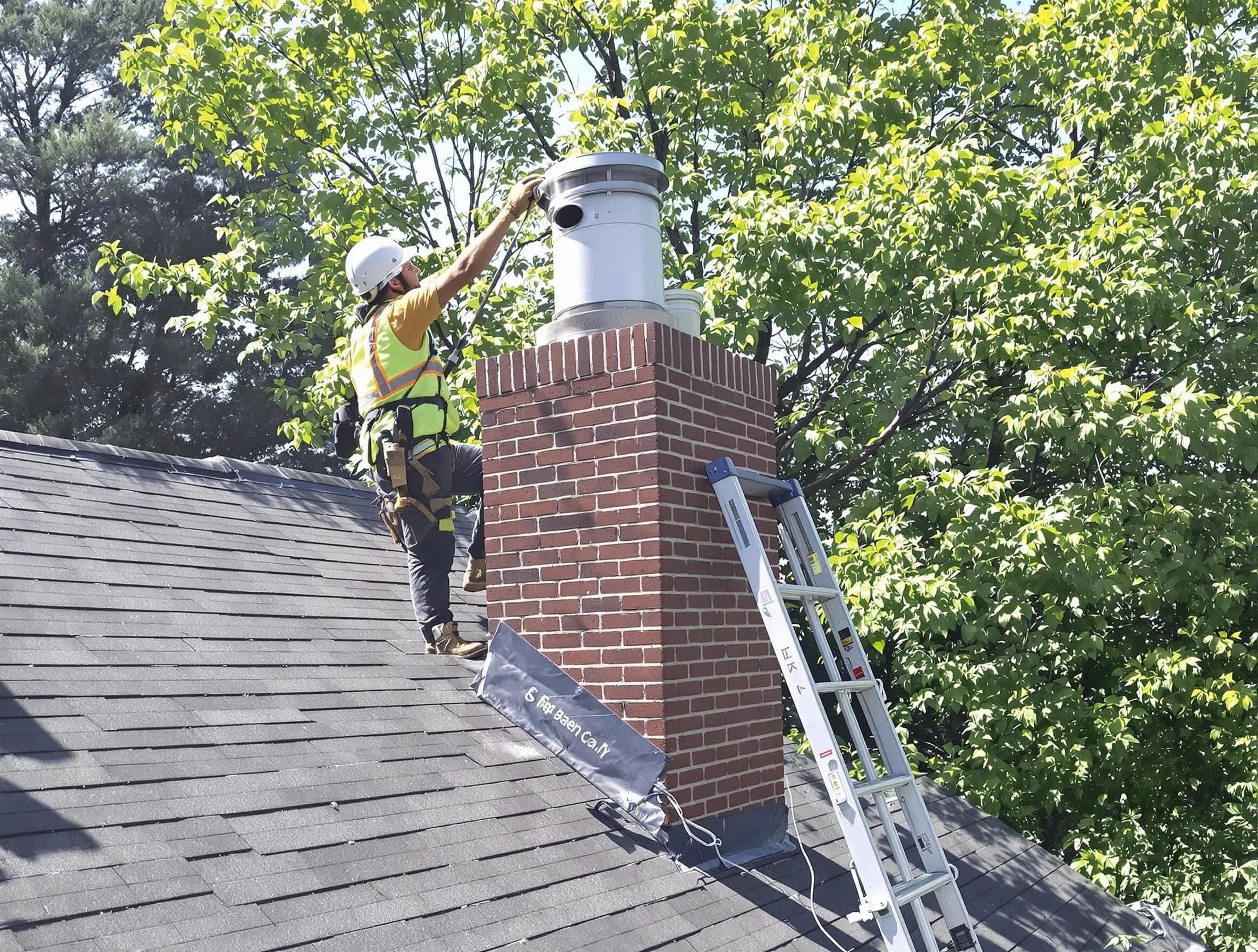 Chimney liner inspection by Glendale Chimney Sweep in Glendale, CO