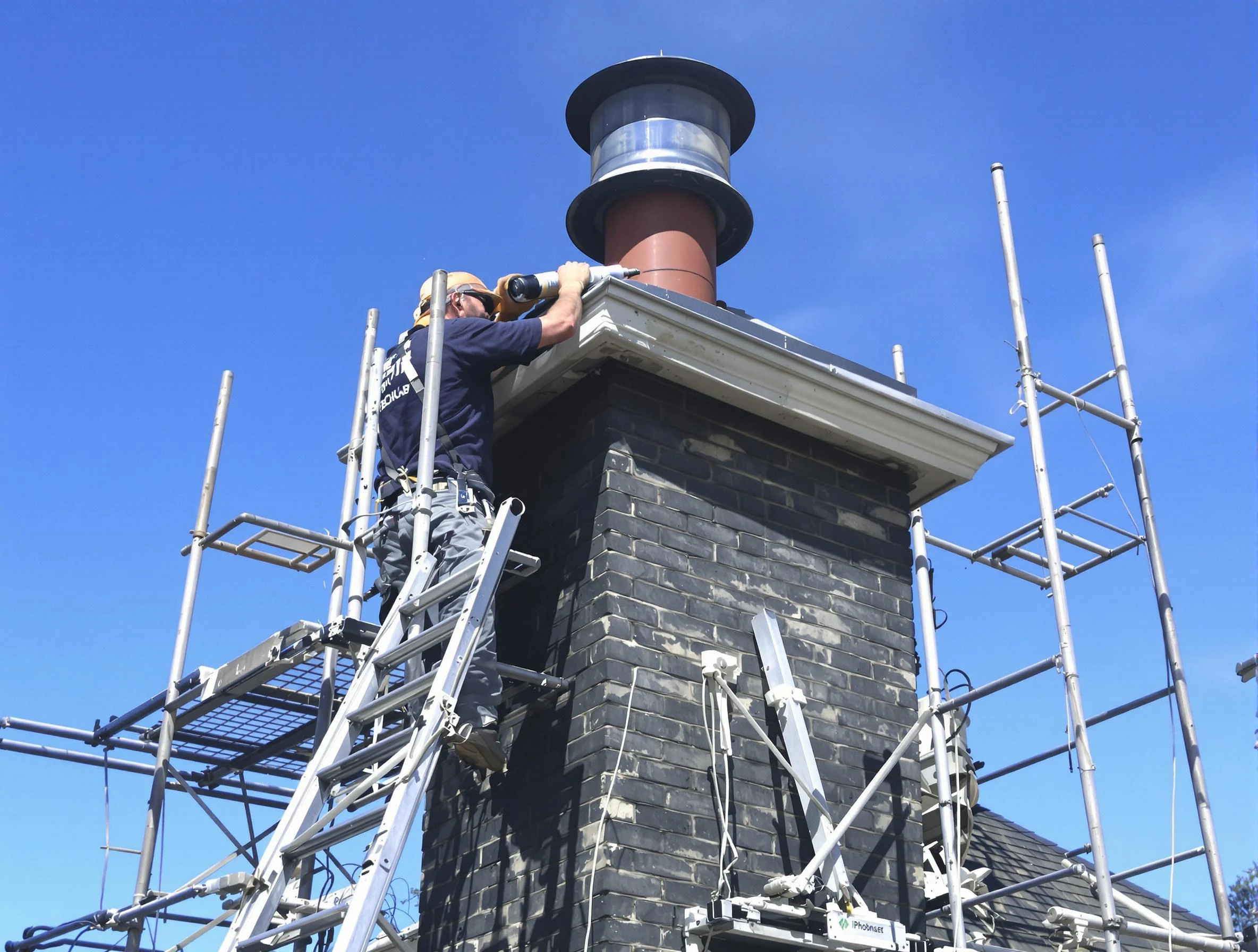Sturdy chimney crown finished by Glendale Chimney Sweep in Glendale, CO