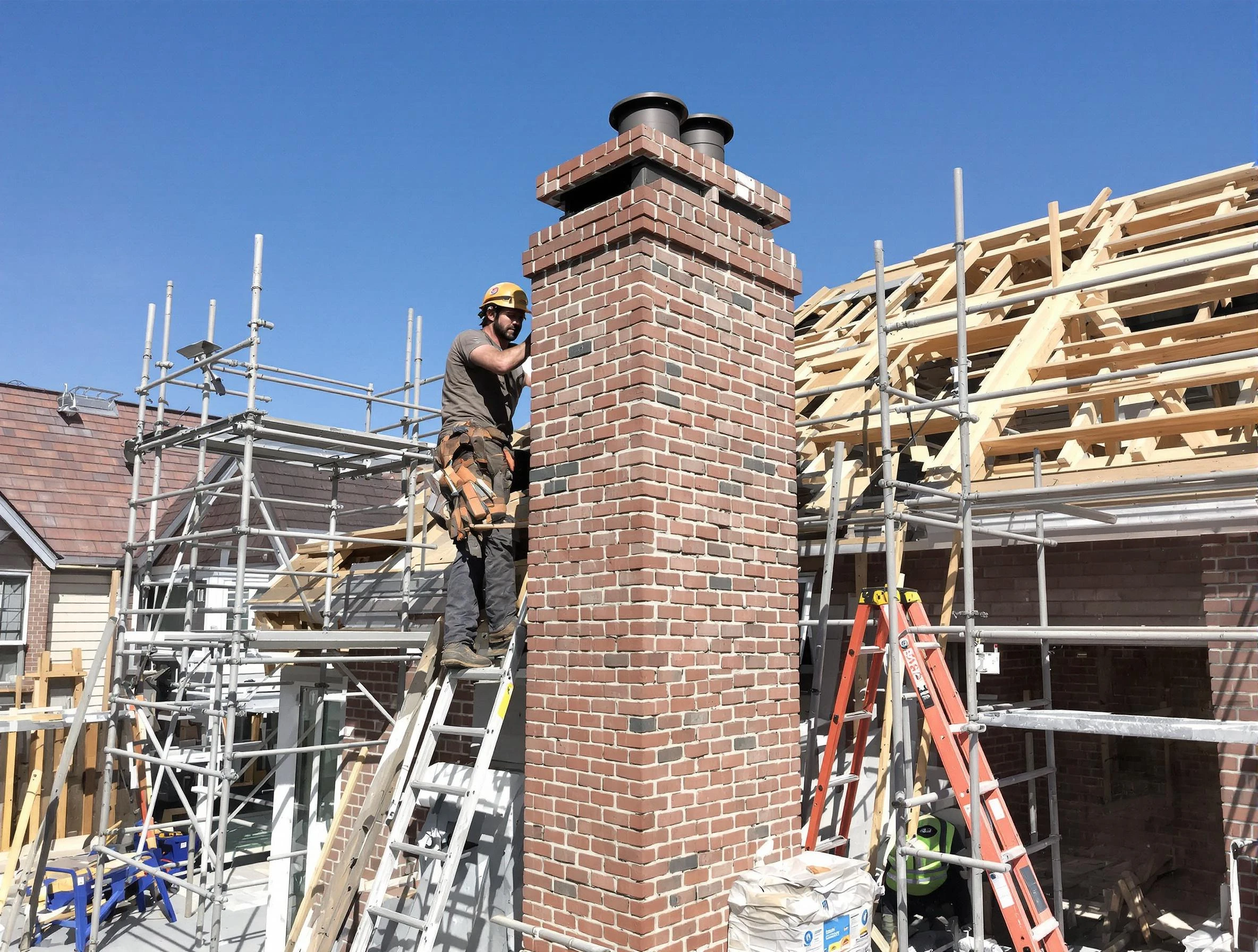 New chimney installation completed by Glendale Chimney Sweep in Glendale, CO