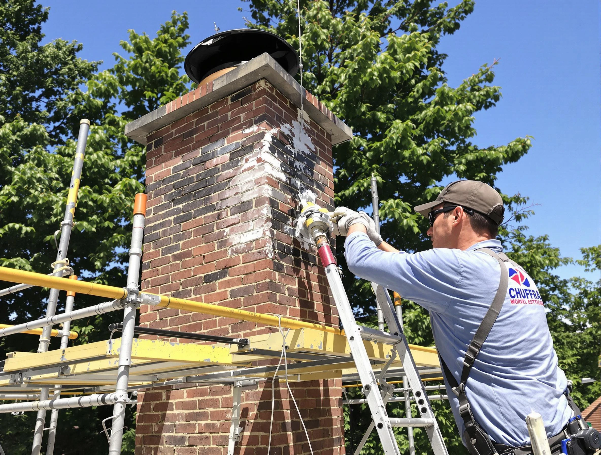 Structural chimney repair by Glendale Chimney Sweep in Glendale, CO